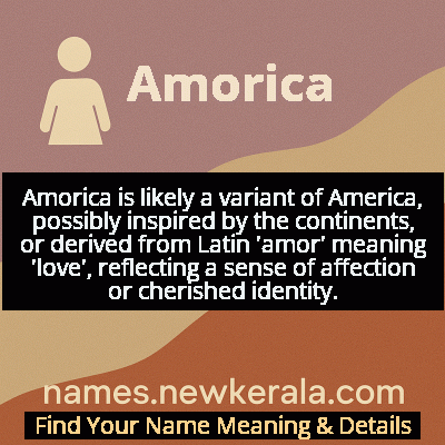 Amorica Name Meaning and Origin