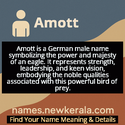 Amott Name Meaning and Origin