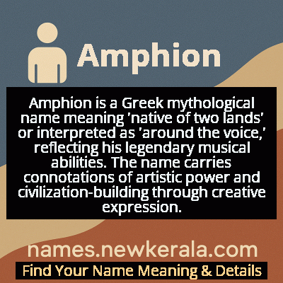 Amphion Name Meaning and Origin