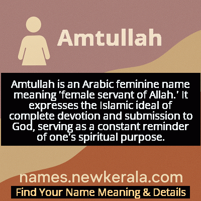Amtullah Name Meaning and Origin