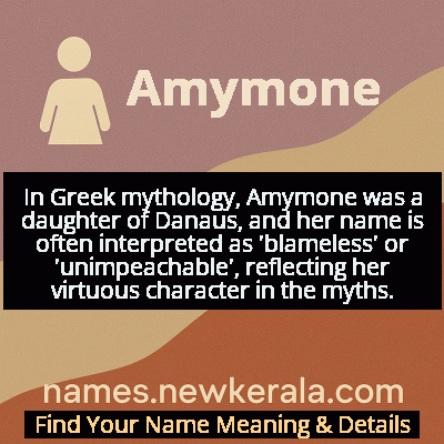 Amymone Name Meaning and Origin