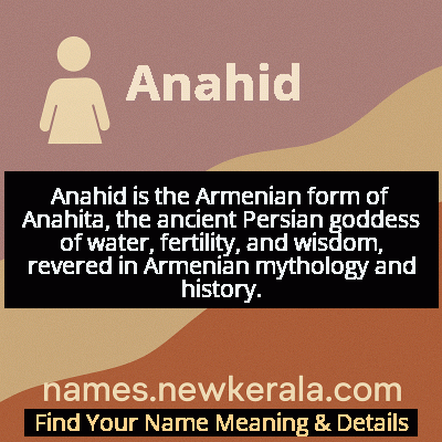 Anahid Name Meaning and Origin