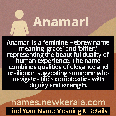 Anamari Name Meaning and Origin