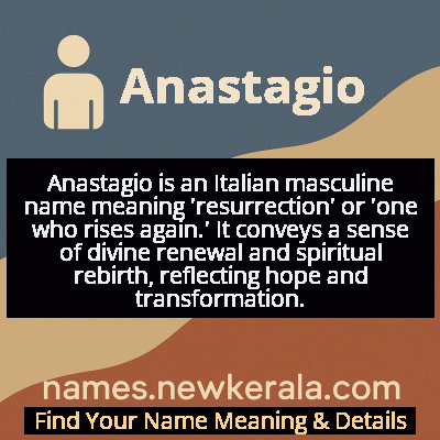 Anastagio Name Meaning and Origin