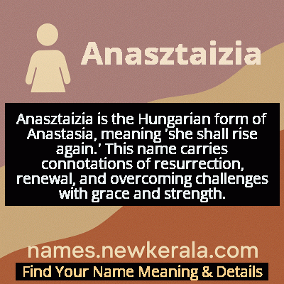 Anasztaizia Name Meaning and Origin