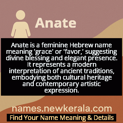 Anate Name Meaning and Origin