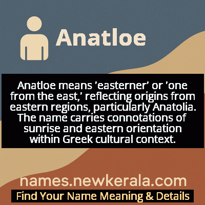 Anatloe Name Meaning and Origin