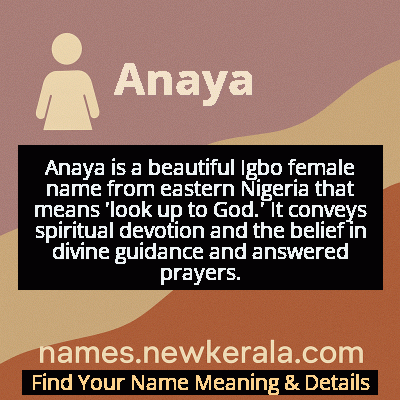 Anaya Name Meaning and Origin