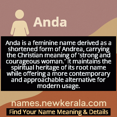 Anda Name Meaning and Origin