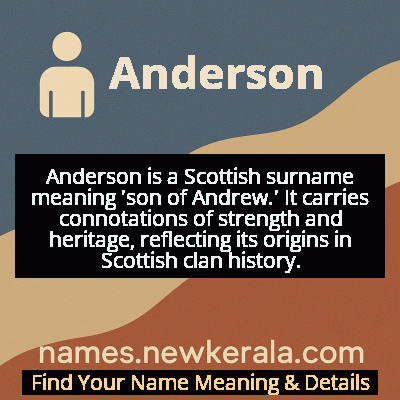 Anderson Name Meaning and Origin