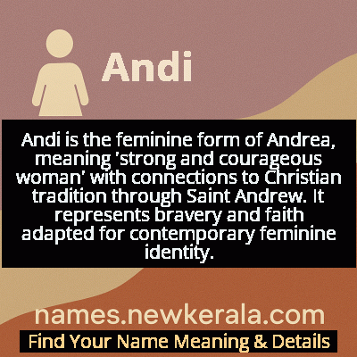 Andi Name Meaning and Origin