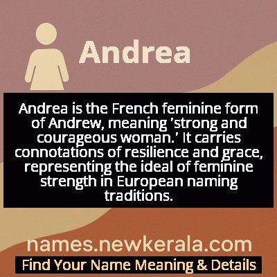 Andrea Name Meaning and Origin