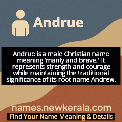Andrue Name Meaning and Origin