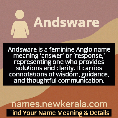 Andsware Name Meaning and Origin
