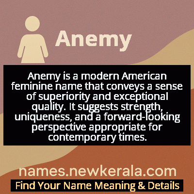 Anemy Name Meaning and Origin