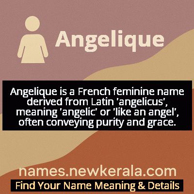 Angelique Name Meaning and Origin