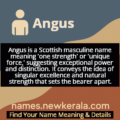 Angus Name Meaning and Origin