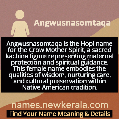 Angwusnasomtaqa Name Meaning and Origin