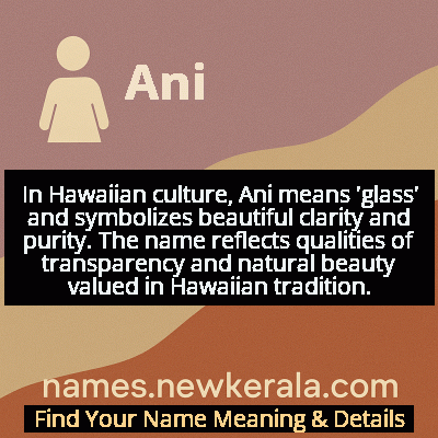 Ani Name Meaning and Origin