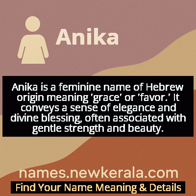 Anika Name Meaning and Origin