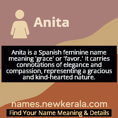 Anita Name Meaning and Origin