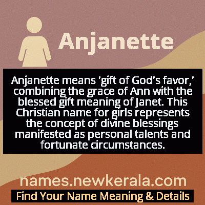 Anjanette Name Meaning and Origin