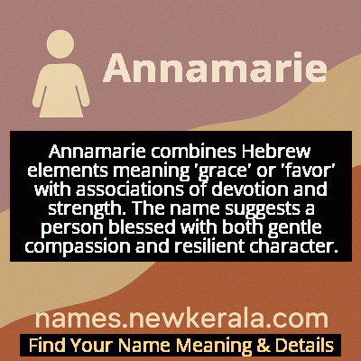 Annamarie Name Meaning and Origin