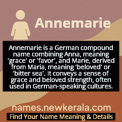 Annemarie Name Meaning and Origin