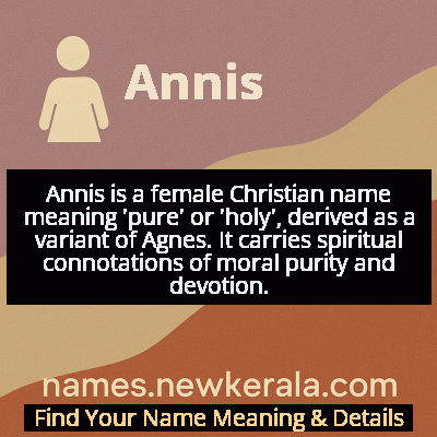 Annis Name Meaning and Origin