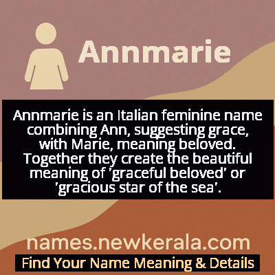 Annmarie Name Meaning and Origin