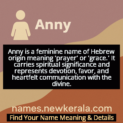 Anny Name Meaning and Origin