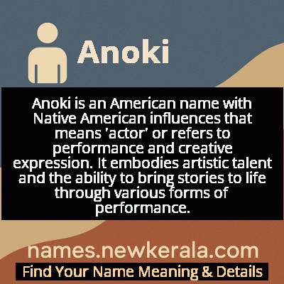Anoki Name Meaning and Origin