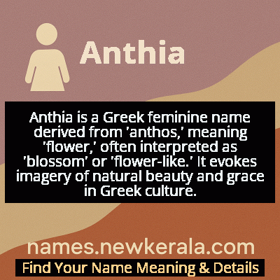 Anthia Name Meaning and Origin