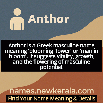 Anthor Name Meaning and Origin