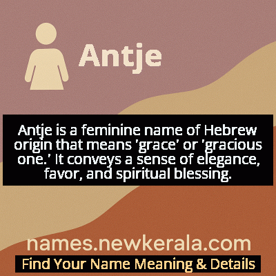 Antje Name Meaning and Origin