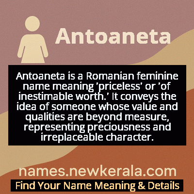 Antoaneta Name Meaning and Origin