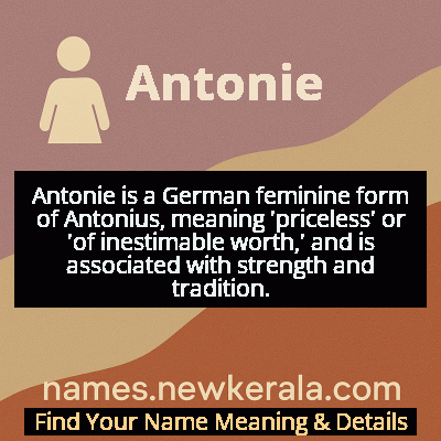 Antonie Name Meaning and Origin
