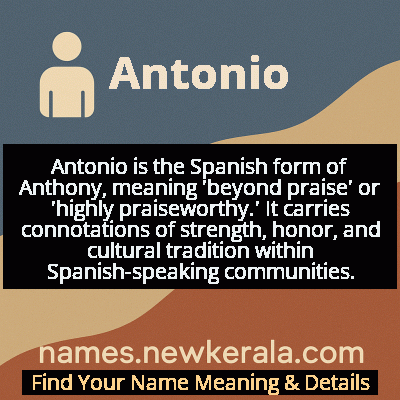 Antonio Name Meaning and Origin