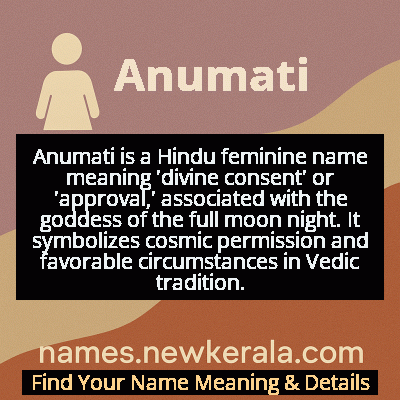 Anumati Name Meaning and Origin
