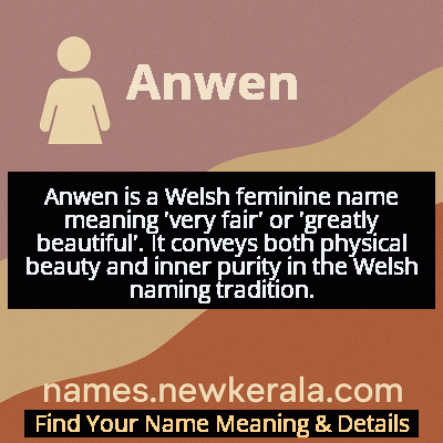 Anwen Name Meaning and Origin