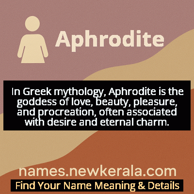 Aphrodite Name Meaning and Origin