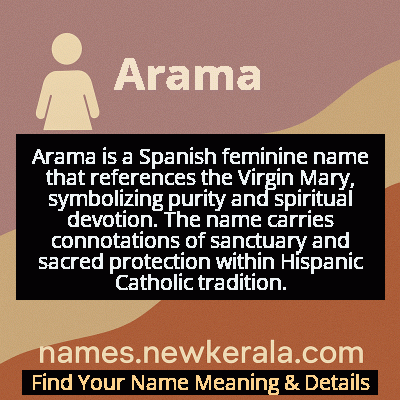 Arama Name Meaning and Origin