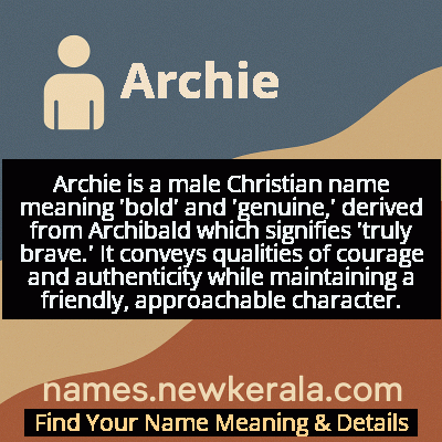 Archie Name Meaning and Origin