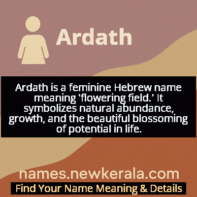 Ardath Name Meaning and Origin