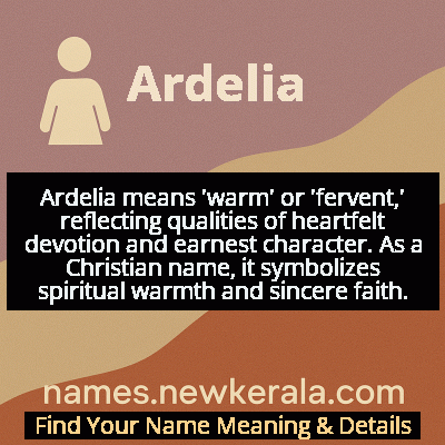 Ardelia Name Meaning and Origin