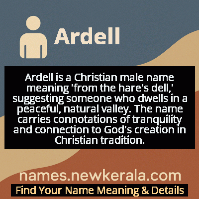 Ardell Name Meaning and Origin