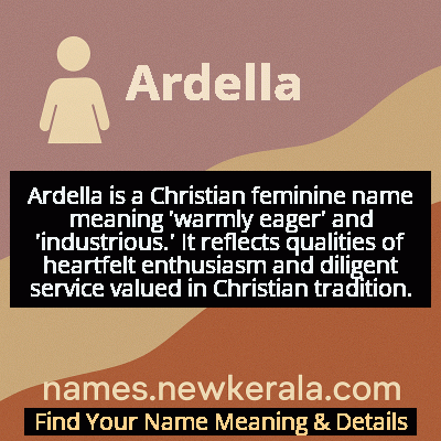 Ardella Name Meaning and Origin