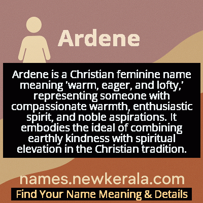 Ardene Name Meaning and Origin