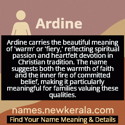 Ardine Name Meaning and Origin