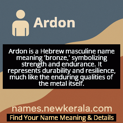Ardon Name Meaning and Origin